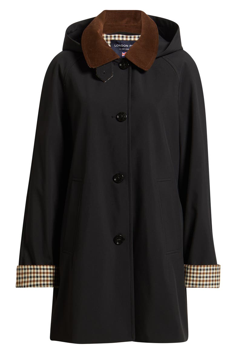 Topper Water Resistant Jacket, Alternate, color, BLACK