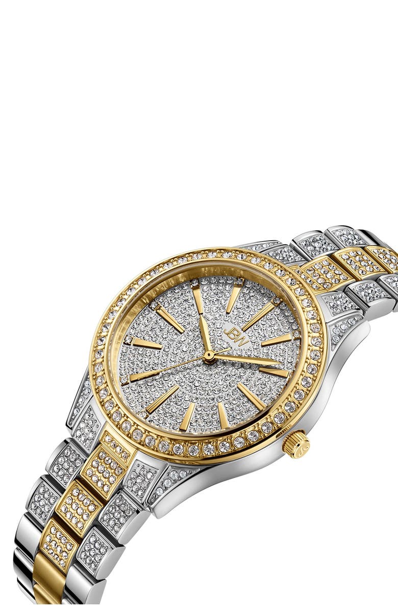 JBW Cristal Diamond Bracelet Watch, 34mm, Alternate, color, 