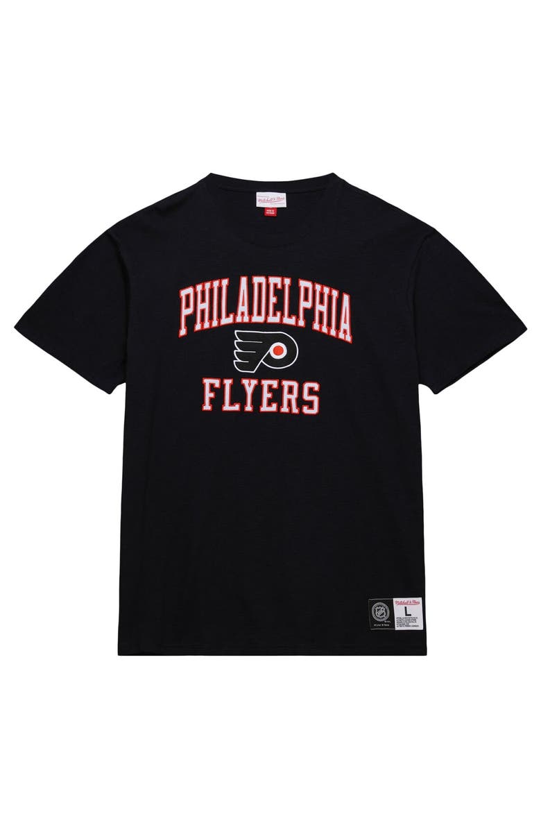Mitchell & Ness Men's Mitchell & Ness Black Philadelphia Flyers Legendary Slub T-Shirt, Alternate, color, Black