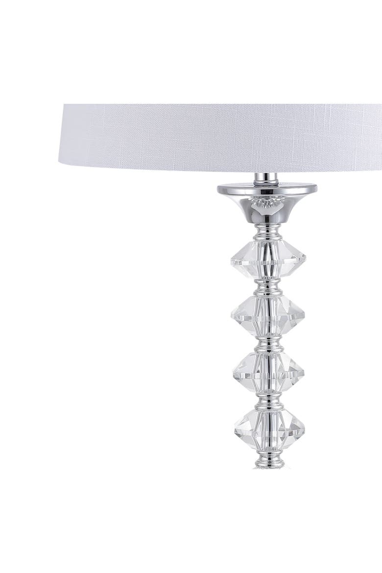 Kinsley 28" Crystal LED Table Lamp, Clear/Chrome, Alternate, color, Clear/Chrome