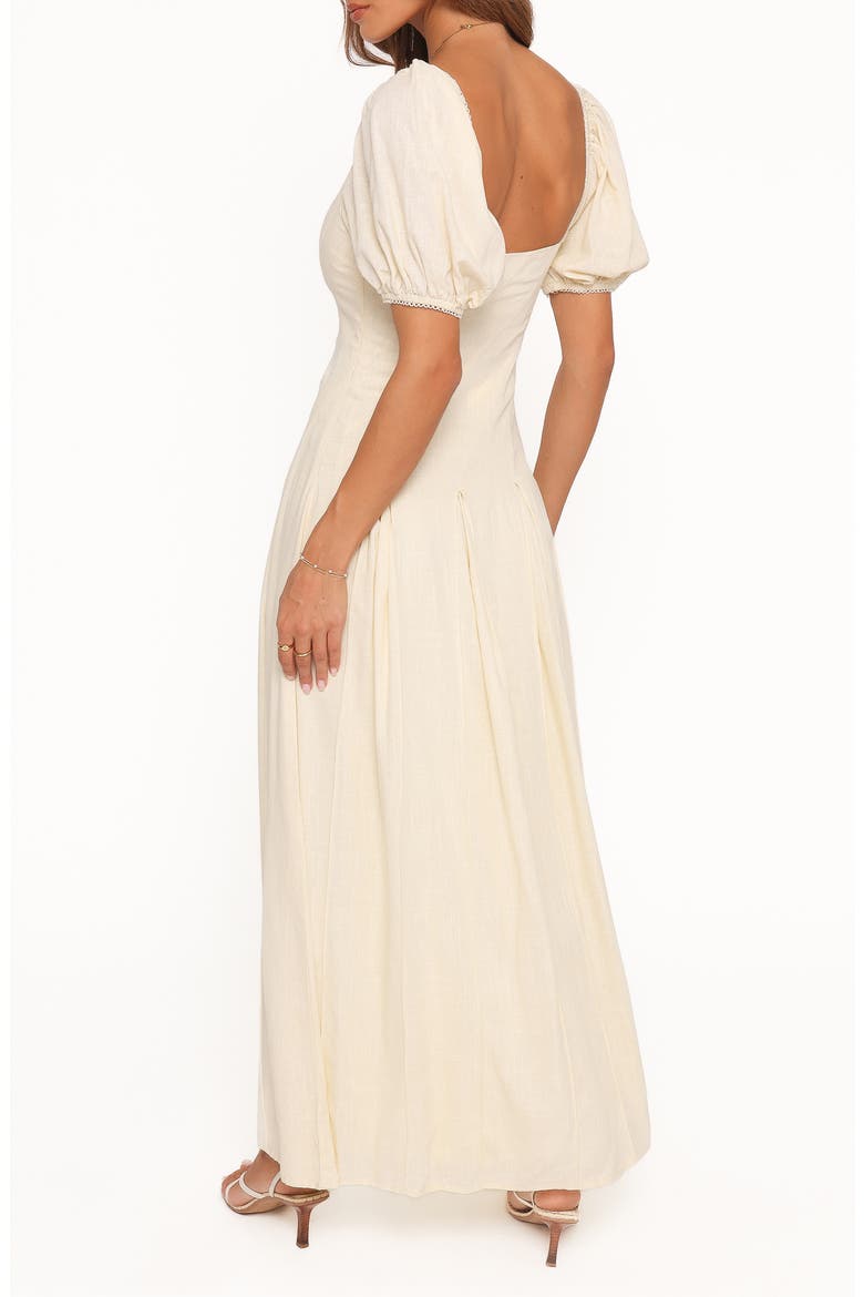 Kinlee Puff Sleeve Maxi Dress, Alternate, color, BUTTER YELLOW