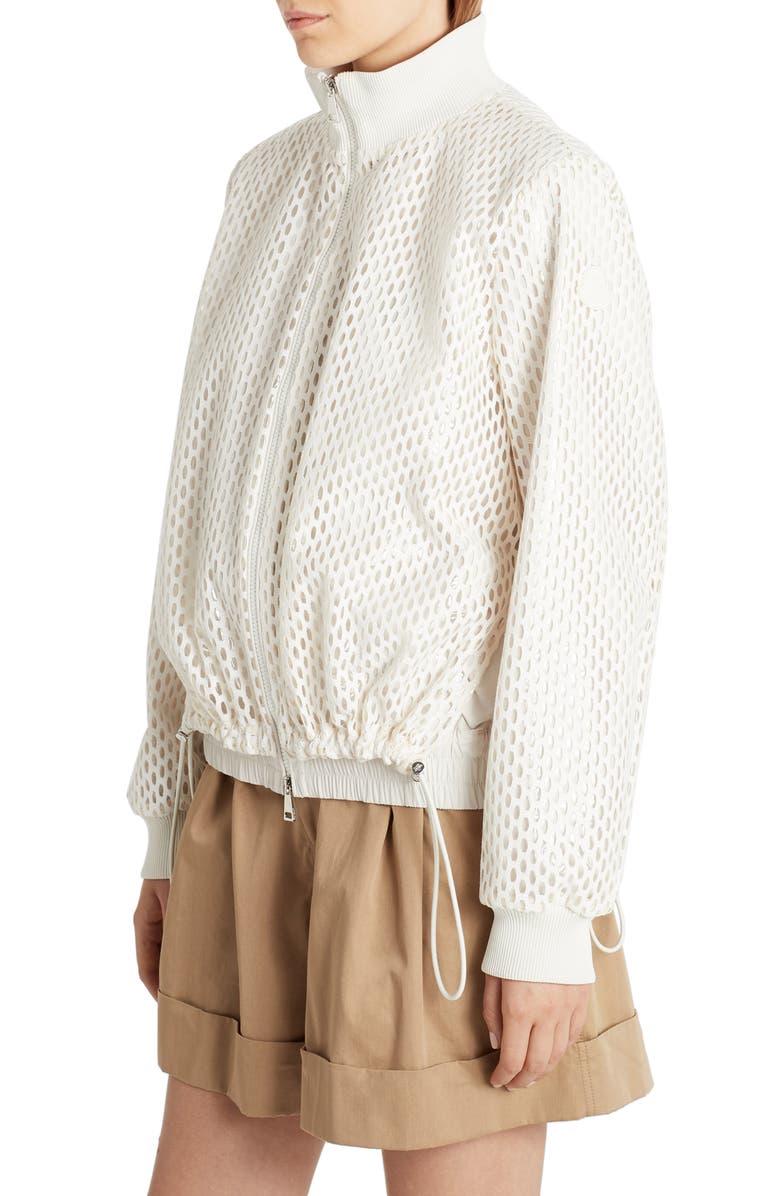 Moncler Pulcherrima Jacquard Mesh Jacket, Alternate, color, 