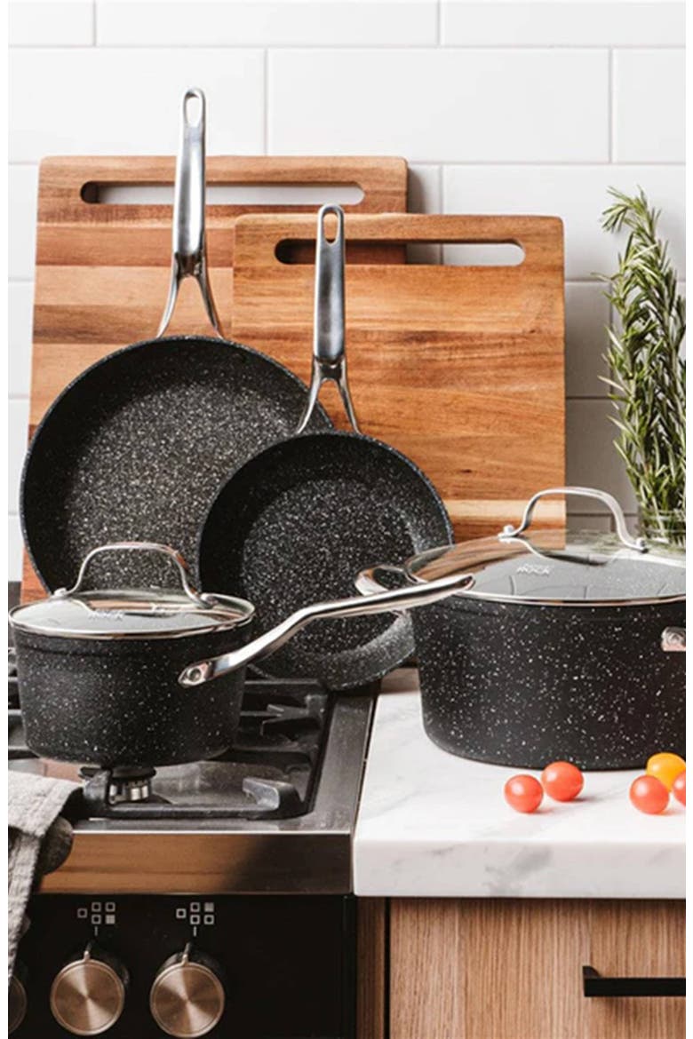 IRONROC™ 6-Piece Cookware Set, Alternate, color, BLACK