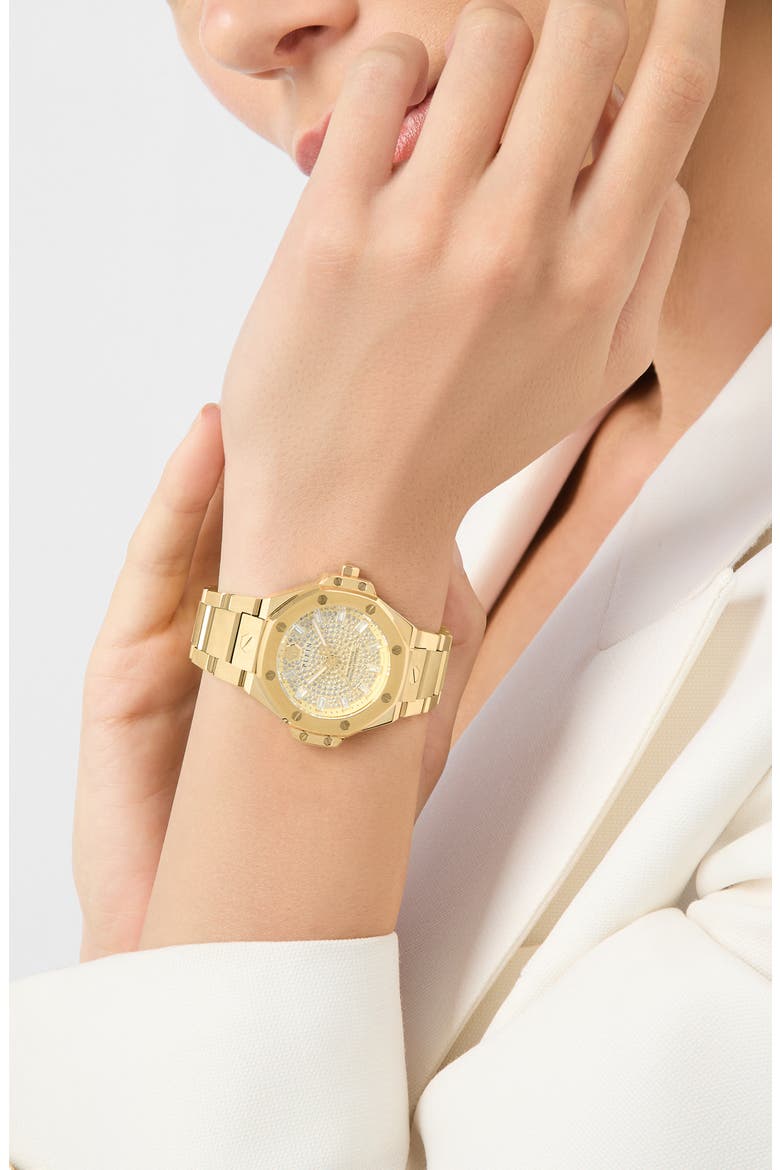 Royal Prestige Bracelet Watch, 33mm, Alternate, color, IP YELLOW GOLD