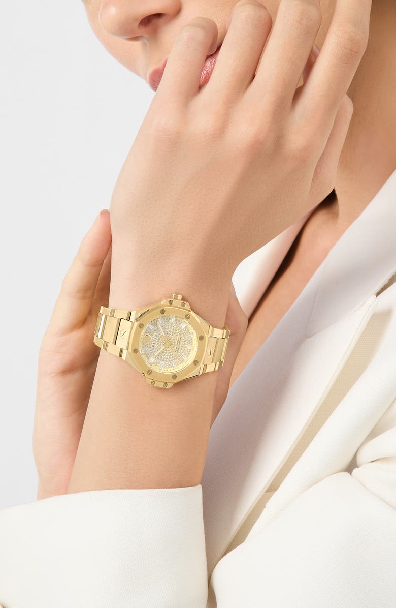 PHILIPP PLEIN Royal Prestige Bracelet Watch, 33mm, Alternate, color, Ip Yellow Gold