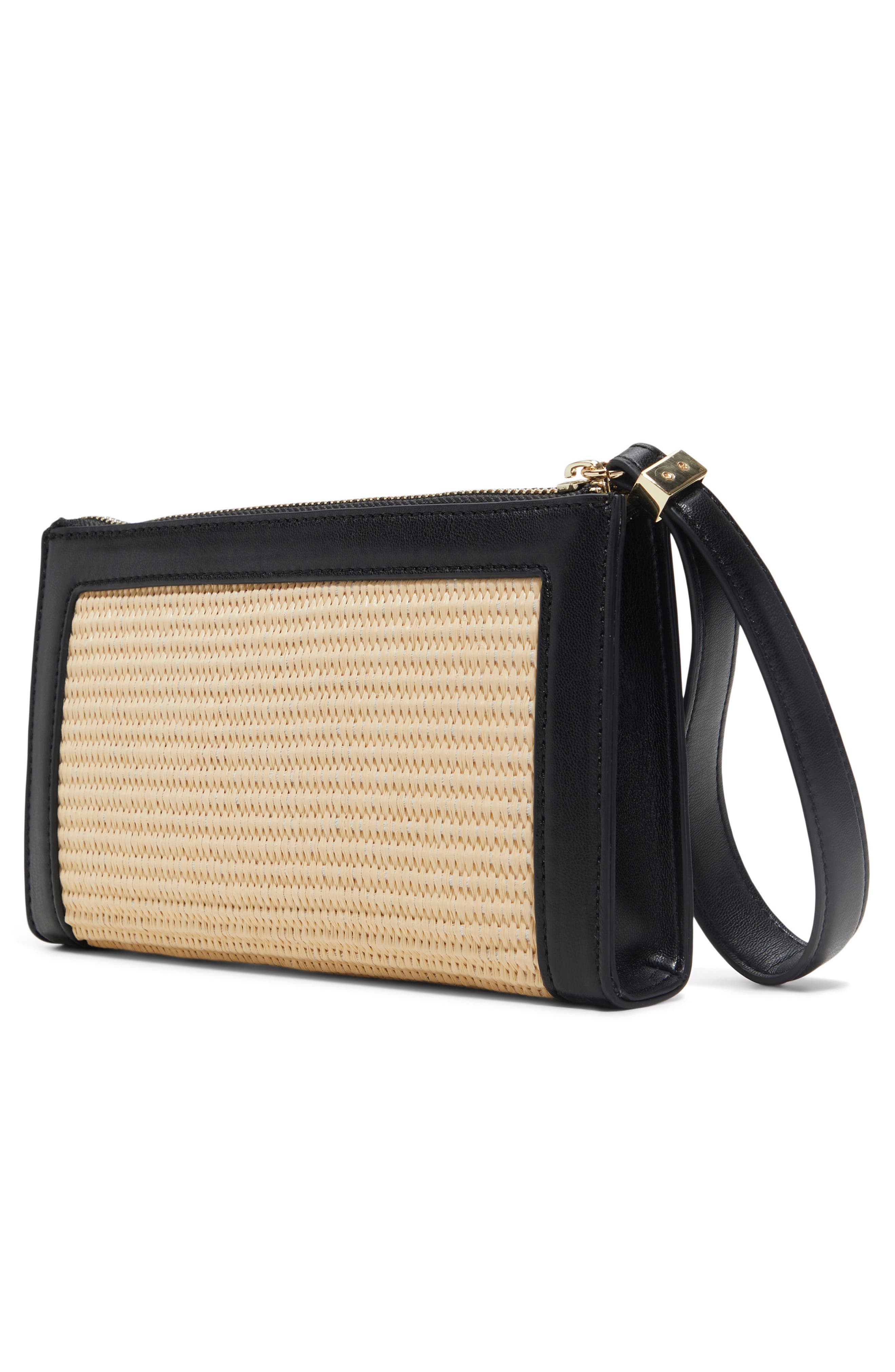 Ted Baker London Naomi Wristlet, Alternate, color, Natural/Black