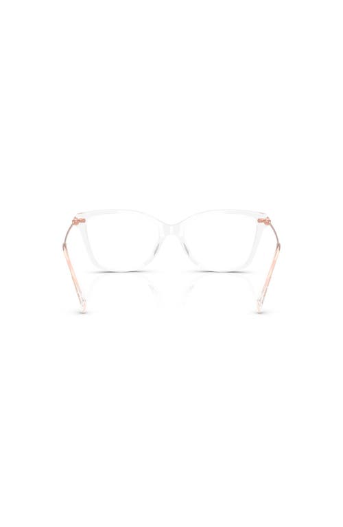 Michael Kors 52mm Rectangle Optical Glasses In Neutral