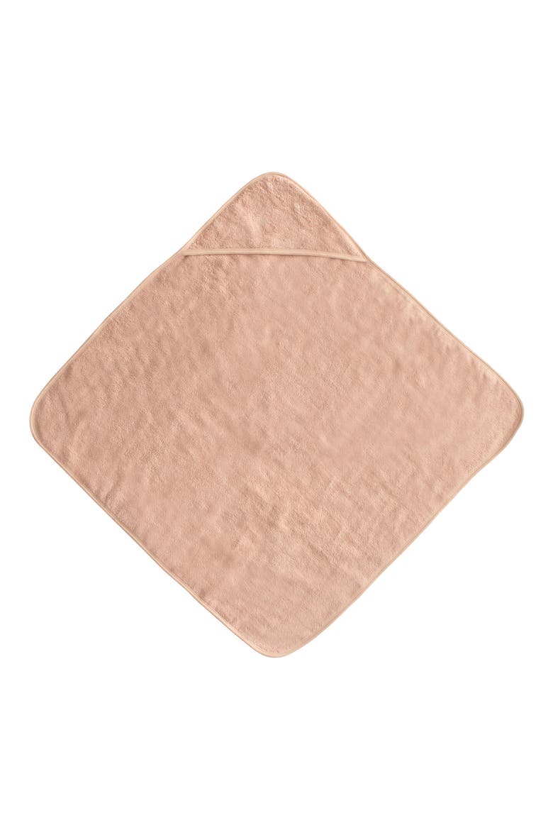 Hooded Organic Cotton Towel, Alternate, color, BLUSH