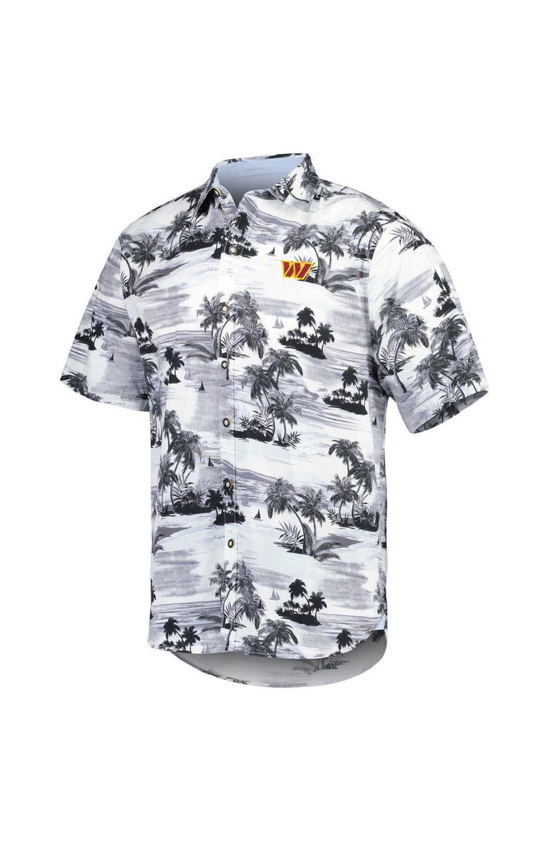 Tommy Bahama Men's Tommy Bahama Black Washington Commanders Sport Tropical Horizons Button-Up Shirt, Alternate, color, 