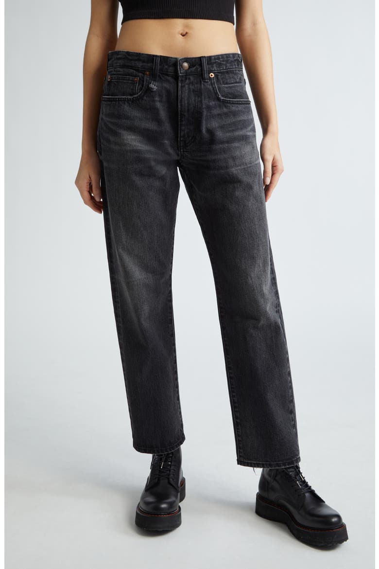 Romeo Straight Leg Jeans, Main, color, ATLAS SELVEDGE BLACK