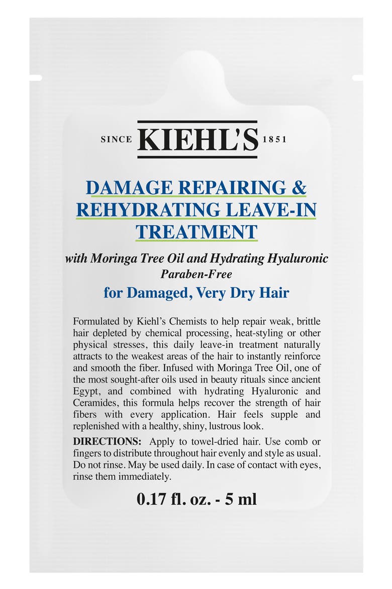 Damage Repairing & Rehydrating Leave-In Hair Treatment, Alternate, color, NO COLOR