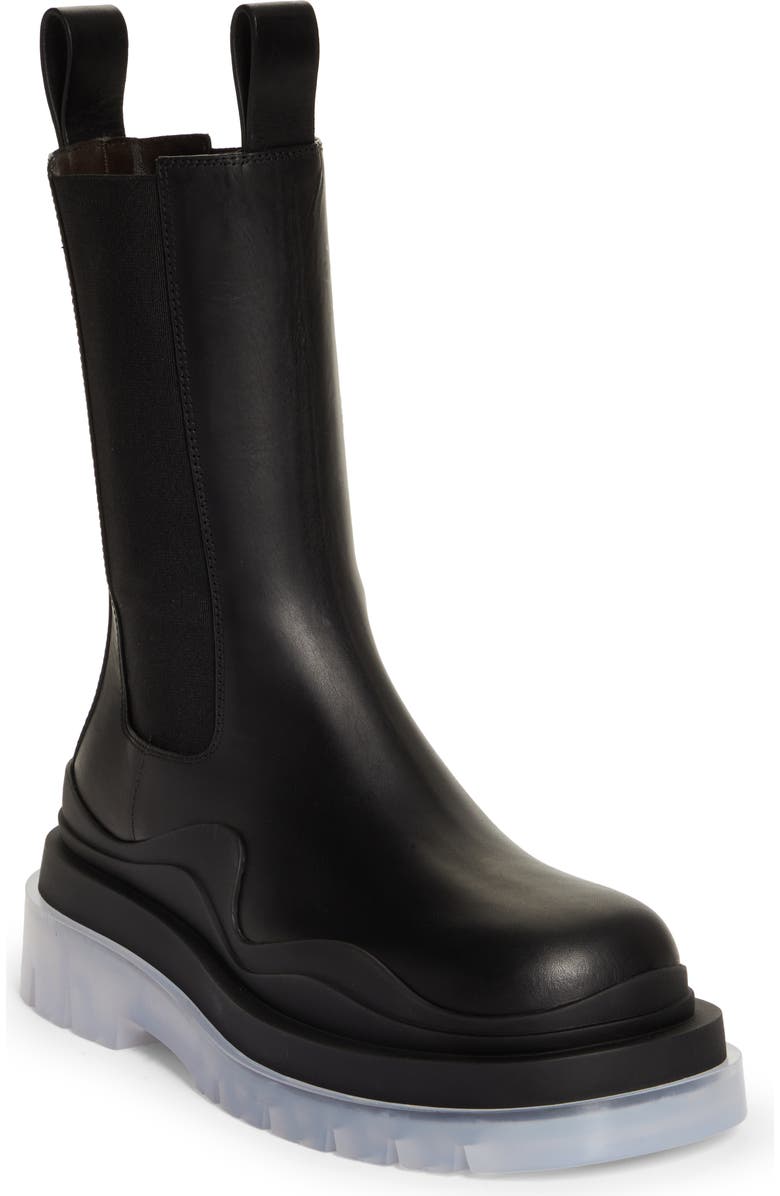 Bottega Veneta BV Tire Clear Sole Chelsea Boot, Main, color,