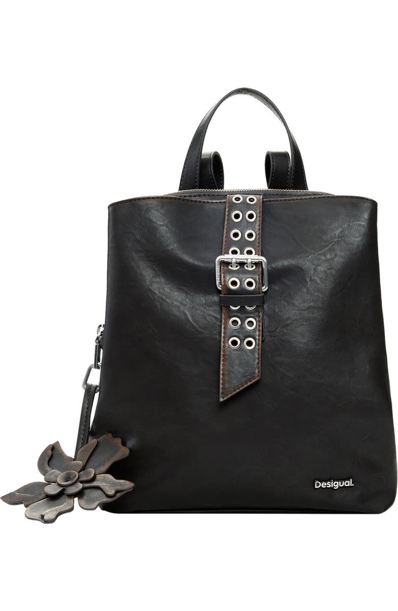 Desigual Mini Grommet Strap Backpack, Main, color,