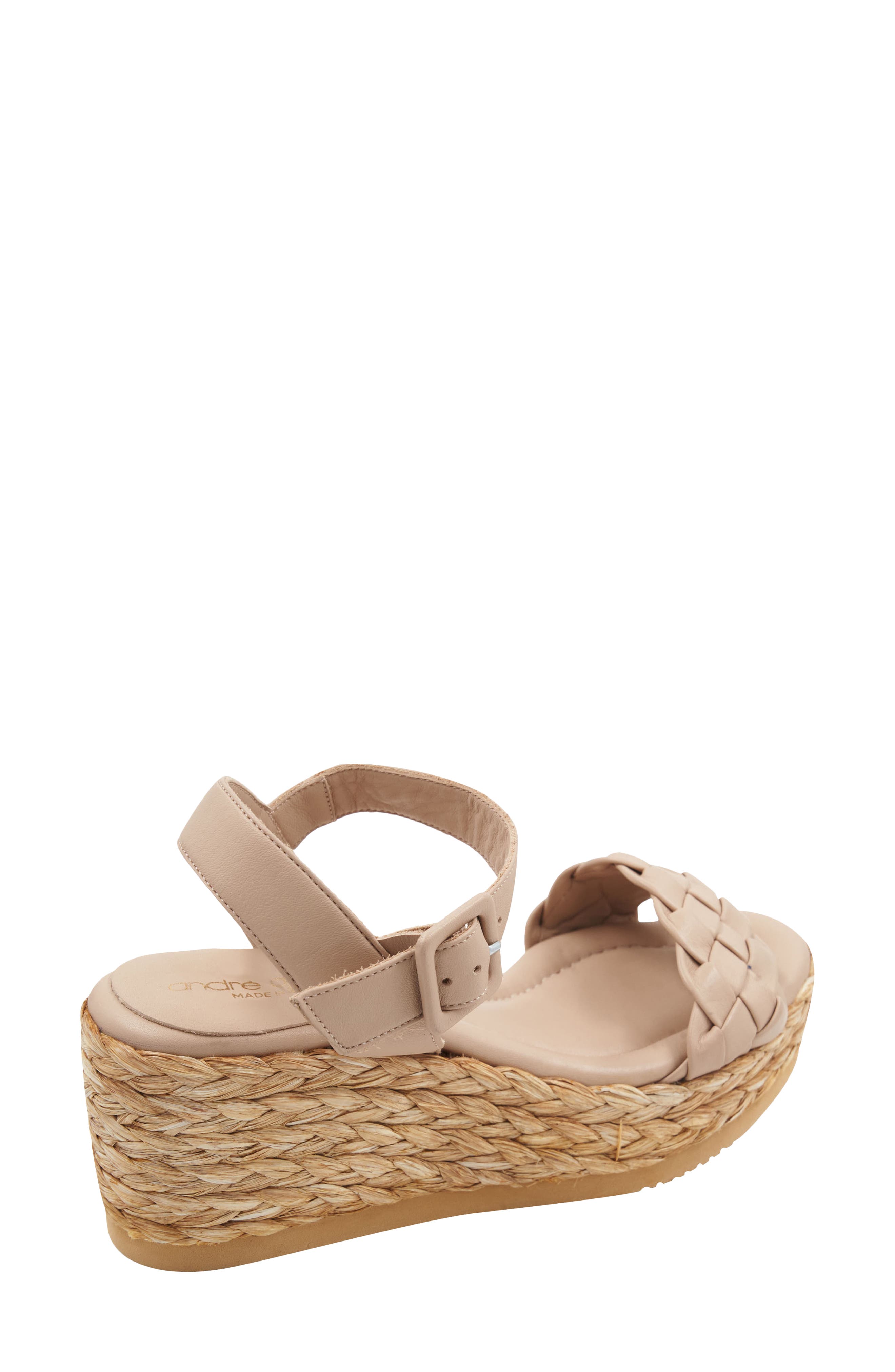 Cecilia Platform Wedge Sandal, Alternate, color, STONE