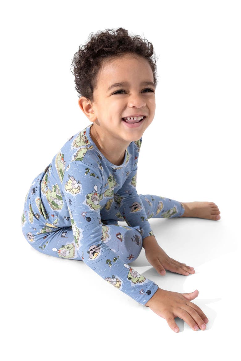 Kids' Pirate Cove Set of 2 Piece Pajamas, Alternate, color, Pirate Cove