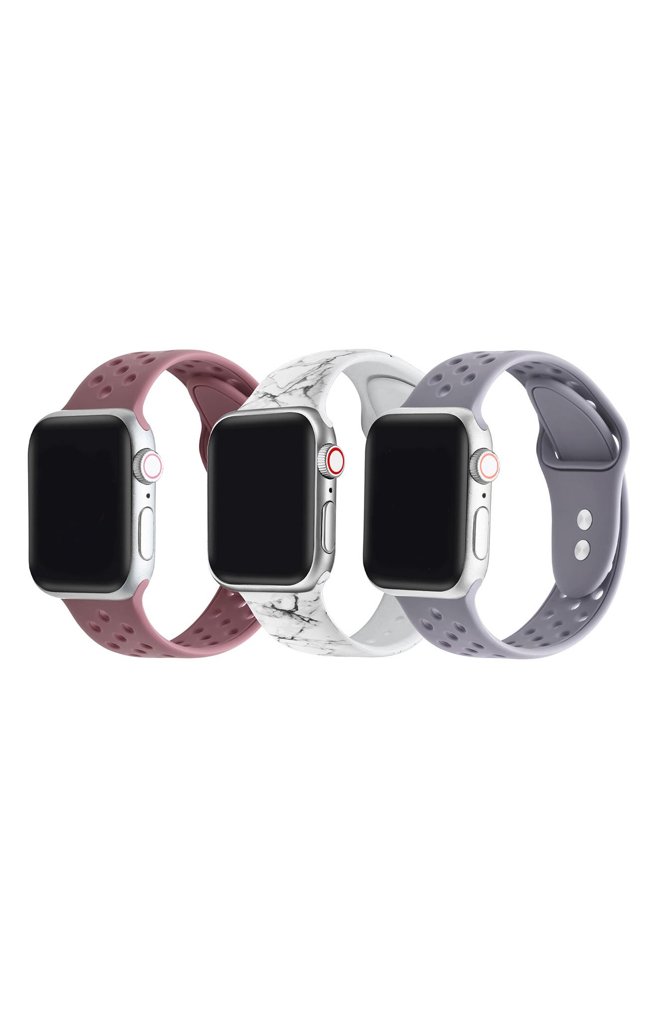 The Posh Tech 3-Pack Silicone Watch Bands