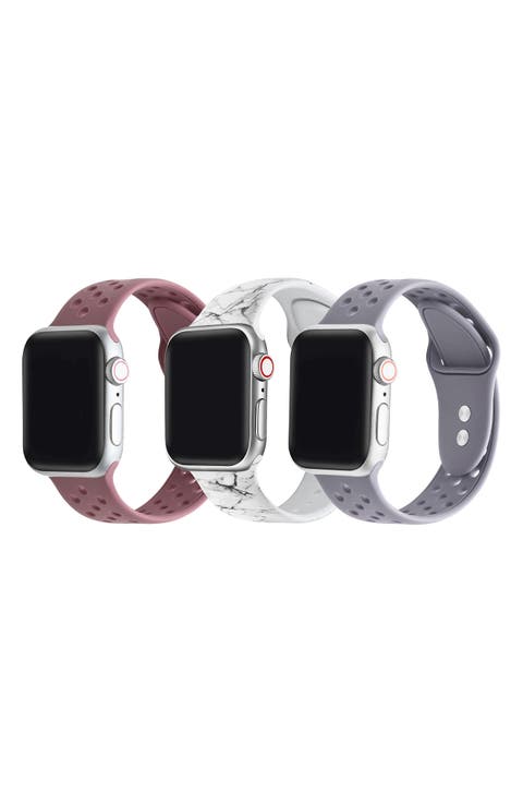 3-Pack Silicone Watch Bands