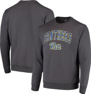 COLOSSEUM Men's Colosseum Charcoal Pitt Panthers Arch & Logo Sweatshirt
