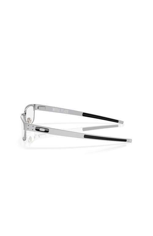 Oakley 55mm Rectangle Optical Glasses In Gray