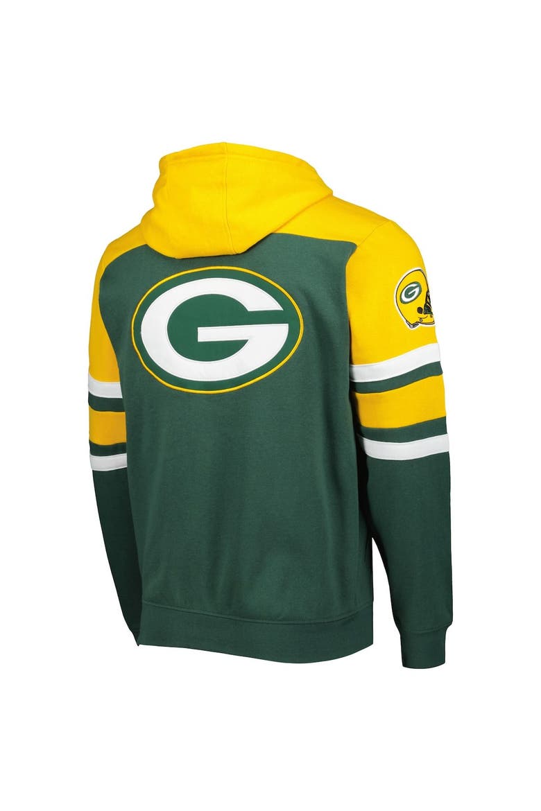 Men's Starter Green Green Bay Packers Extreme Full-Zip Hoodie Jacket, Alternate, color, Green
