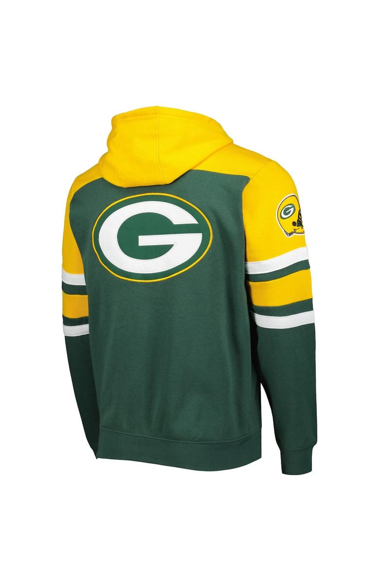 STARTER Men's Starter Green Green Bay Packers Extreme Full-Zip Hoodie Jacket, Alternate, color,