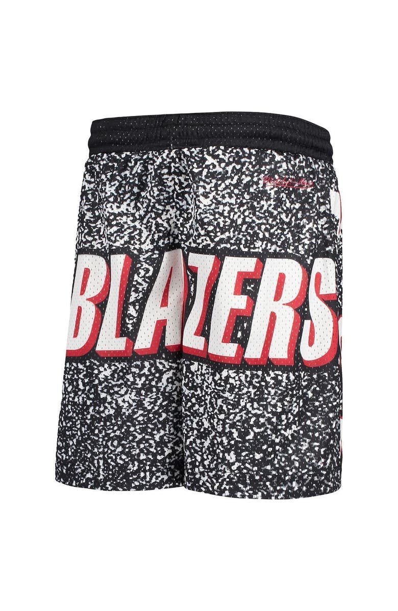 Mitchell & Ness Youth Mitchell & Ness Black Portland Trail Blazers Hardwood Classics Jumbotron Shorts, Alternate, color, Black