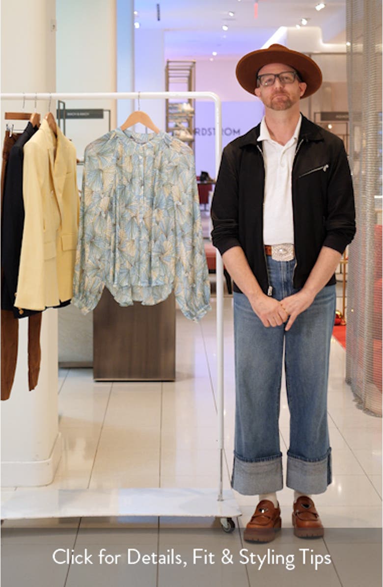 Fennel Floral Button-Up Shirt, sales video thumbnail