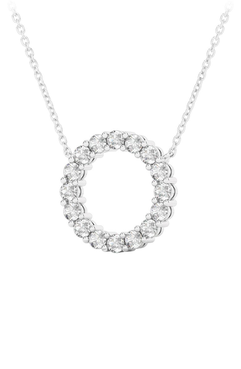 De Beers Forevermark Diamond Circle Pendant Necklace, Alternate, color, 