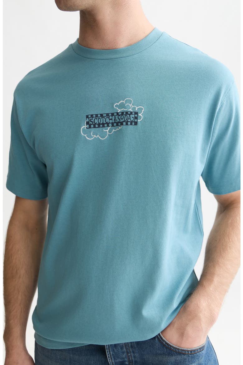 Relaxed Fit Graphic T-Shirt, Alternate, color, ADRIATIC BLUE