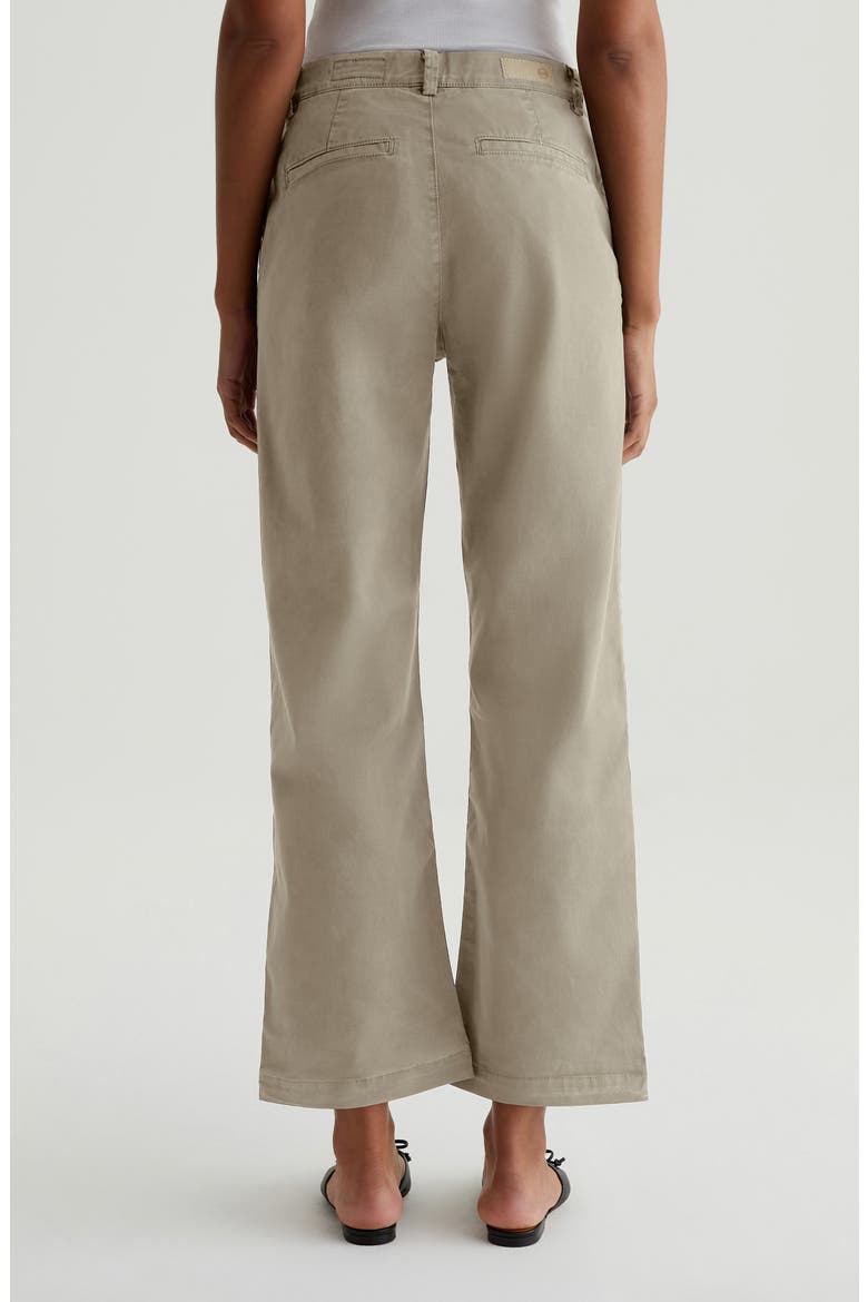 Caden Wide Leg Twill Pants, Alternate, color, SULFUR DRY DUST