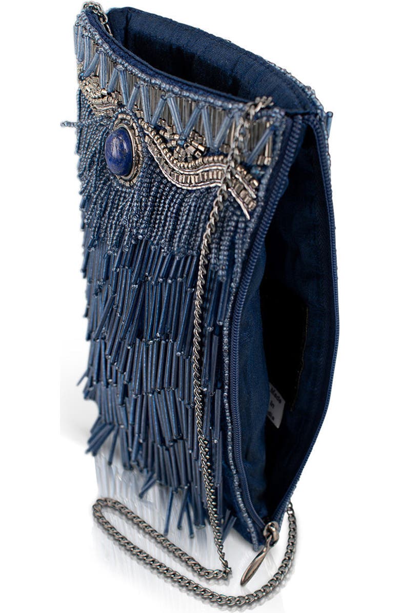 Mary Frances Accessories True Blue Crossbody Phone Bag, Alternate, color, Blue