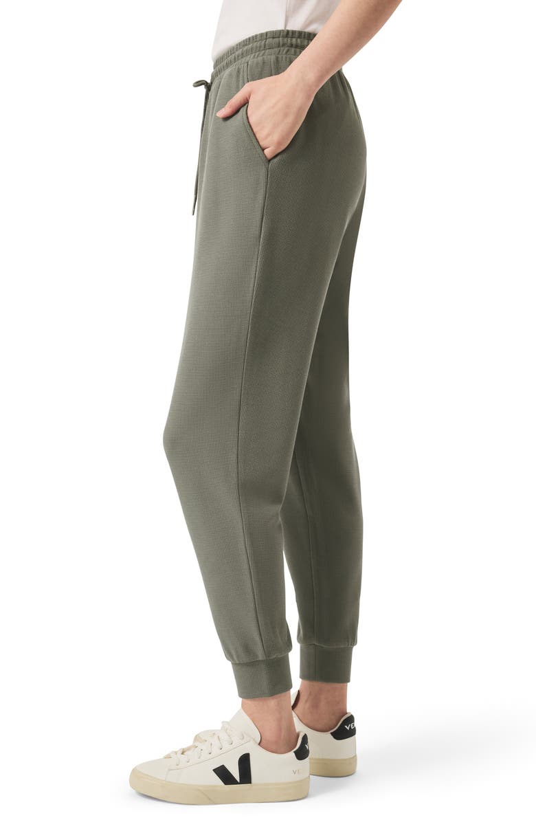 Splendid Waffle Scuba Knit Joggers, Alternate, color, Soft Vob