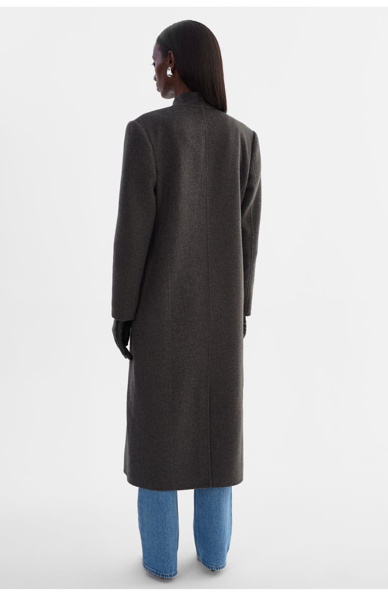 LAMARQUE Callie | Double Face Wool Coat, Alternate, color, Heather Charcoal