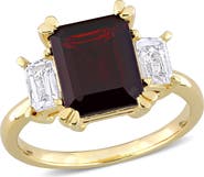Julianna B. Gemstones Octagon 3-Stone Ring