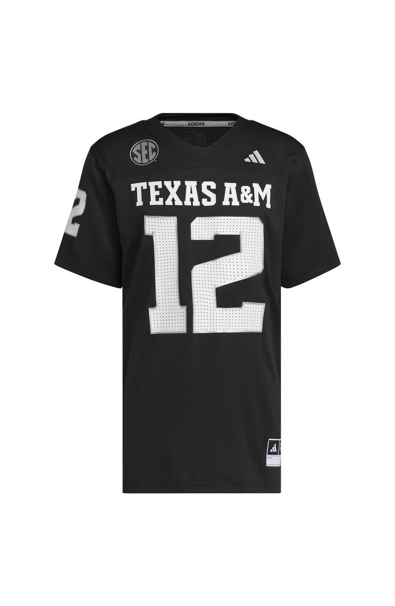 adidas Men's adidas Black Texas A&M Aggies Alternate Premier Strategy Jersey, Alternate, color, Black
