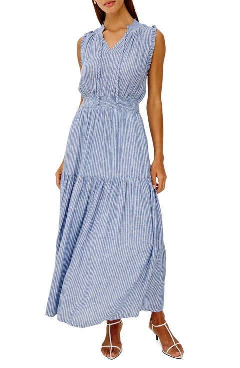 Alessi Stripe Sleeveless Dress