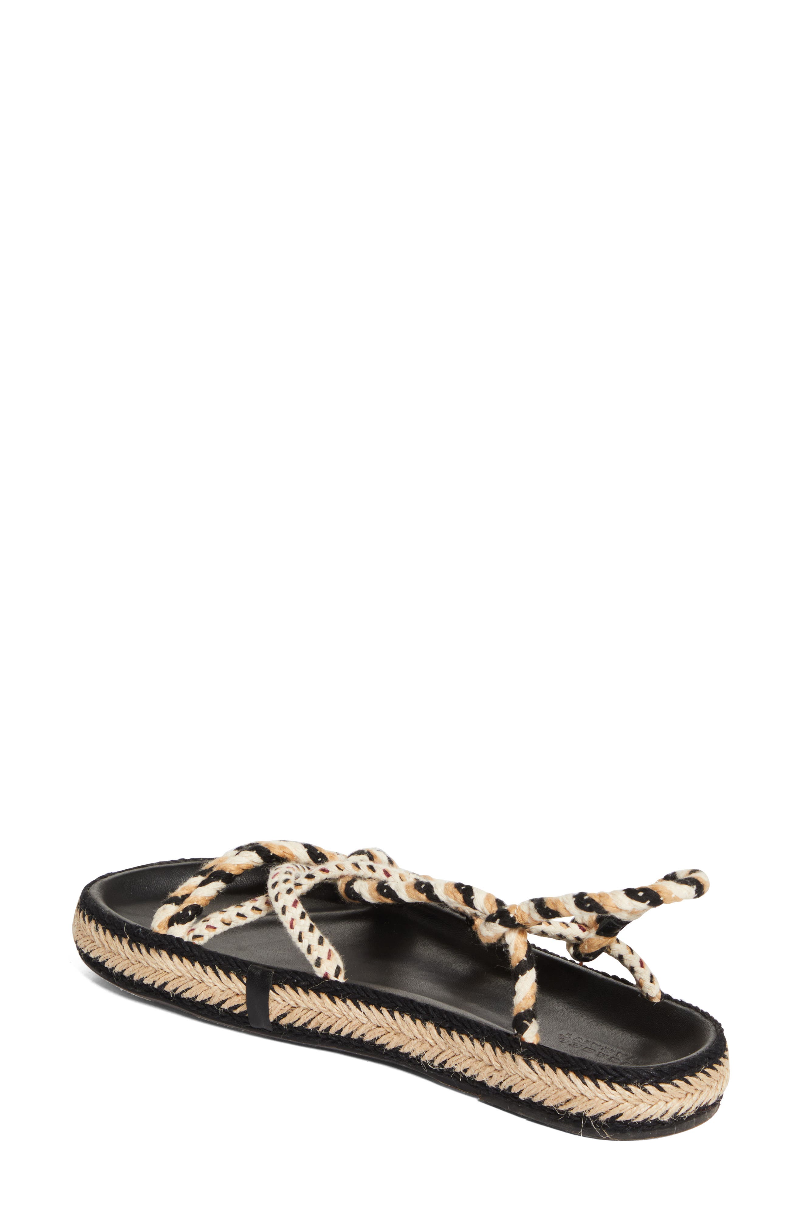 Isabel Marant Kitza Rope Sandal, Alternate, color, Khaki Multi/ Black
