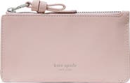 Kate Spade New York loop glazed leather card case