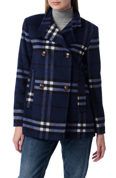 Plaid Swing Coat