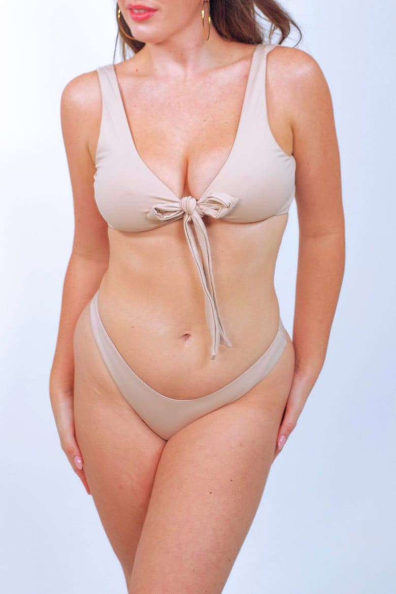 Amelia 2-way Bikini Top, Alternate, color, Cream