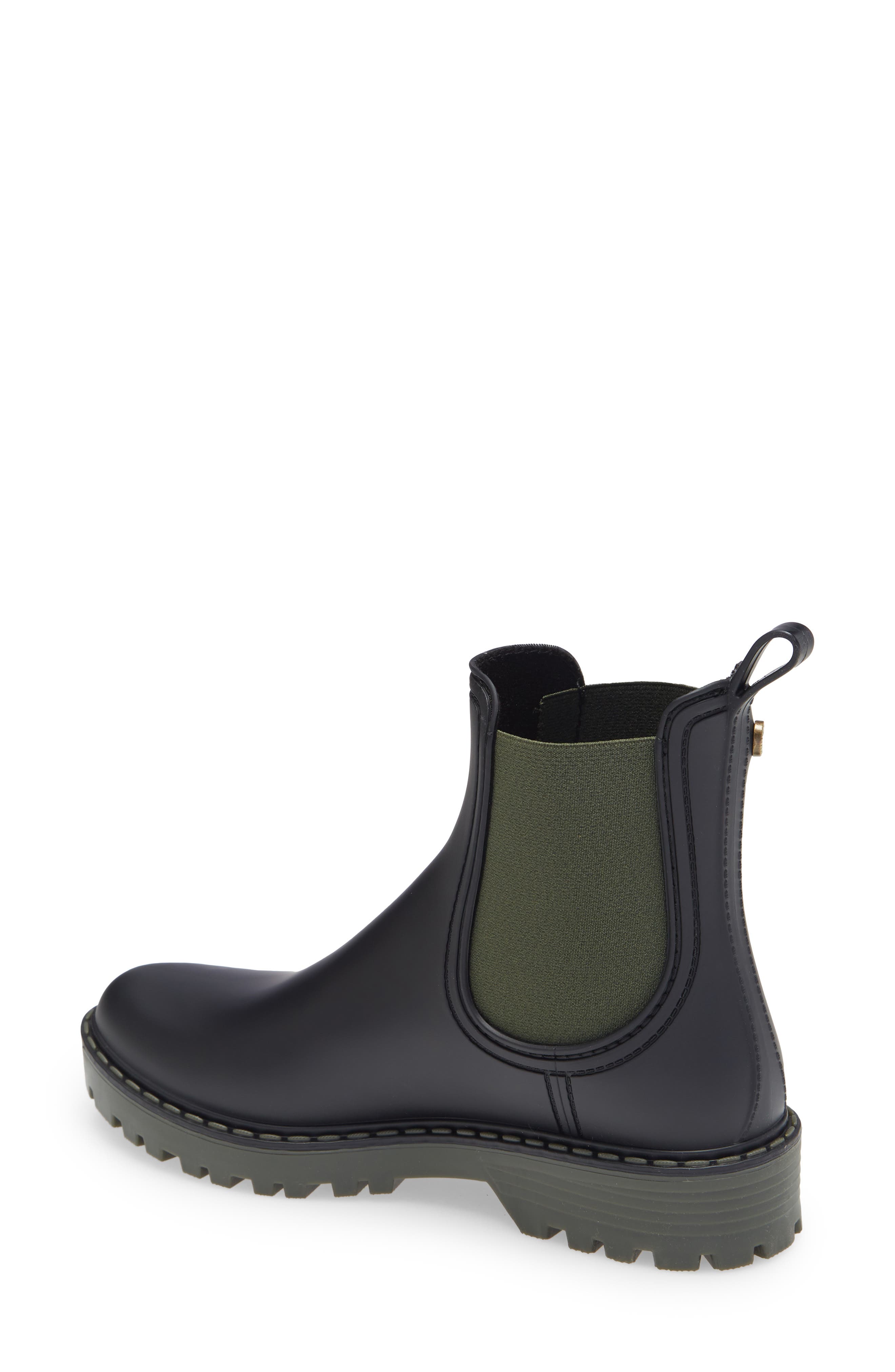 Toni Pons Cavour Chelsea Boot, Alternate, color, Black/ Khaki Rubber