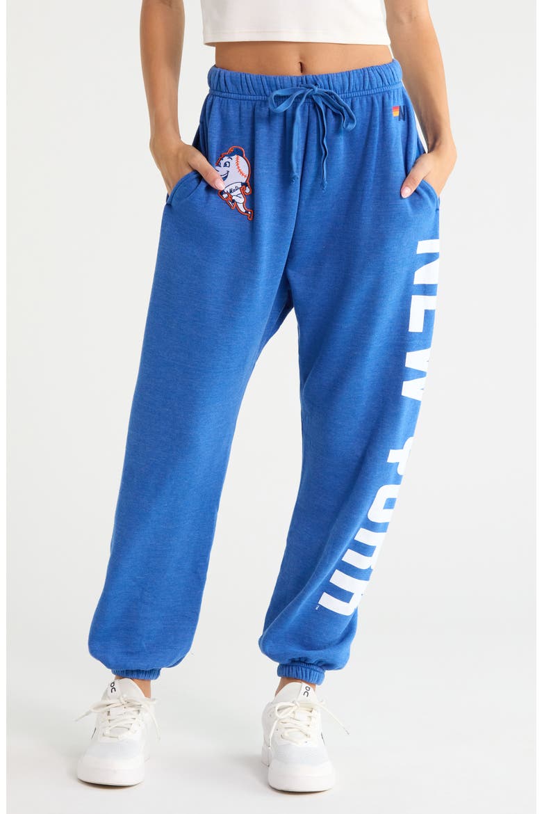 New York Mets Unisex Pocket Joggers, Main, color, BLUE