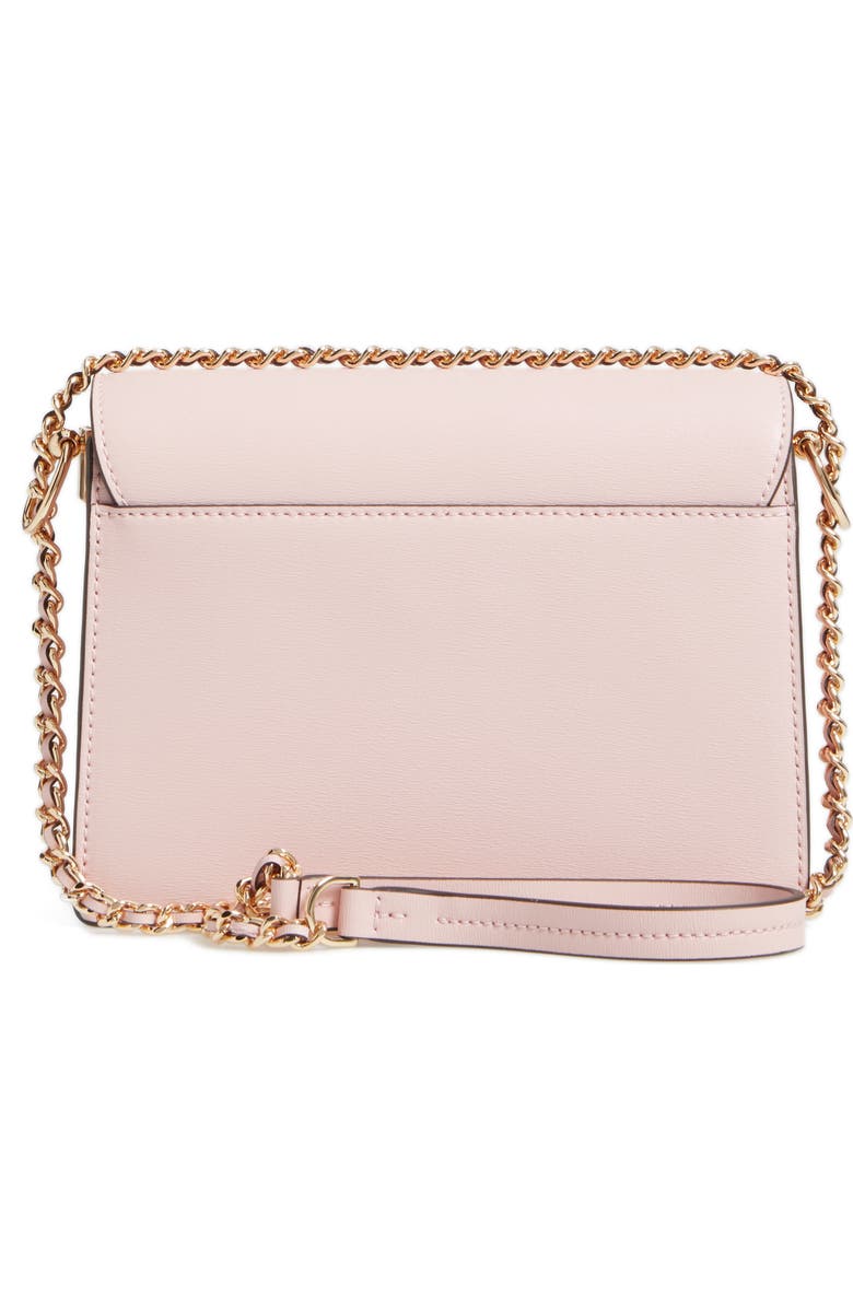 Tory Burch Parker Leather Shoulder/Crossbody Bag, Alternate, color, Pink Quartz/ Cardamom