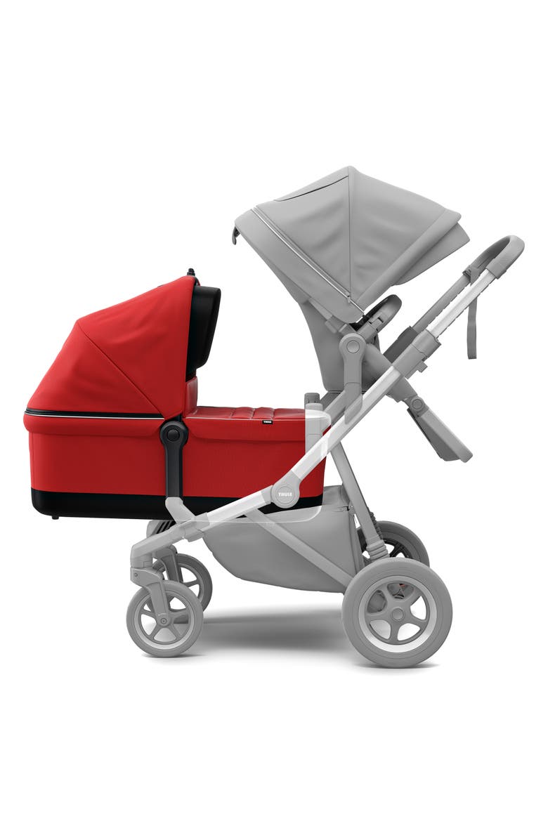 Thule Sleek Bassinet for Thule Sleek Stroller, Alternate, color, Energy Red
