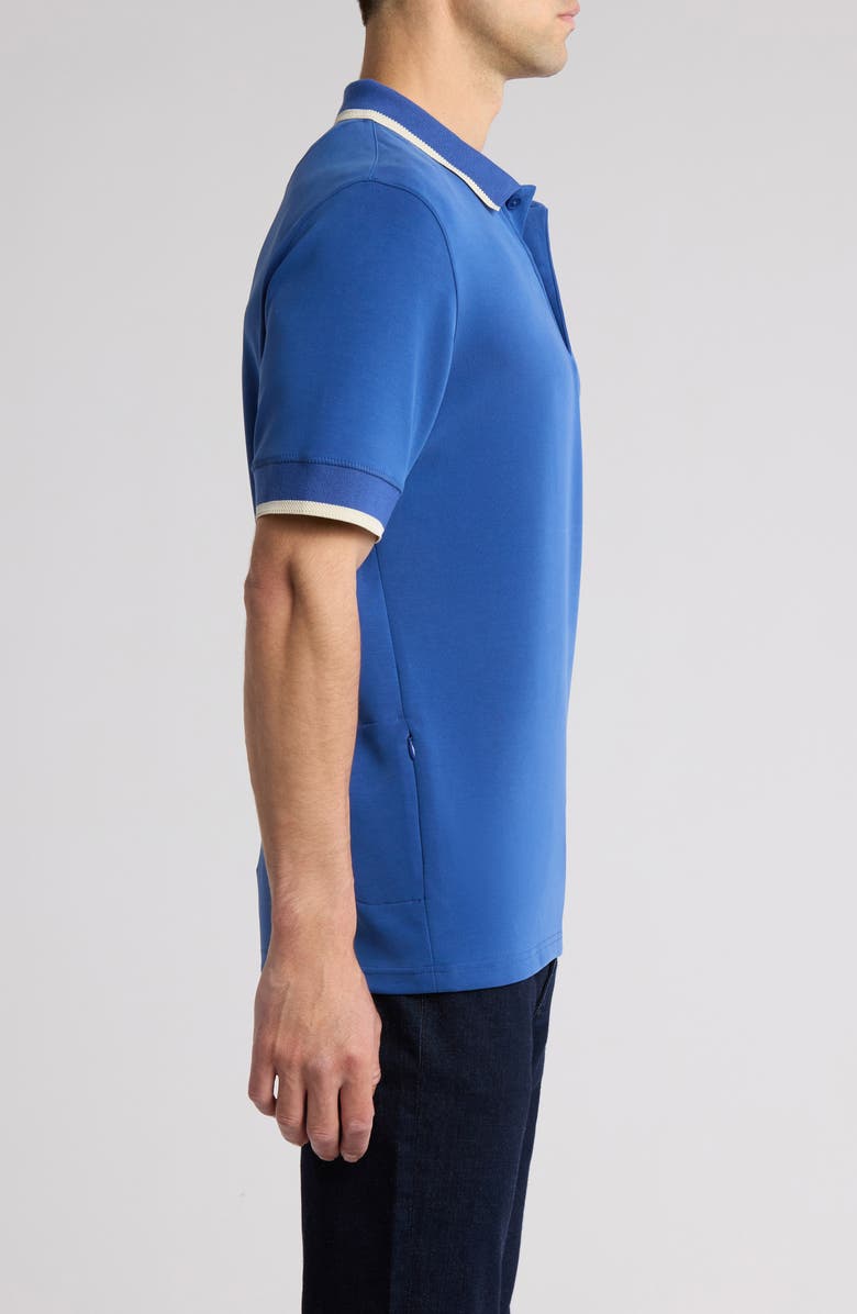 Sealskinz Hethersett Tipped Polo, Alternate, color, Blue