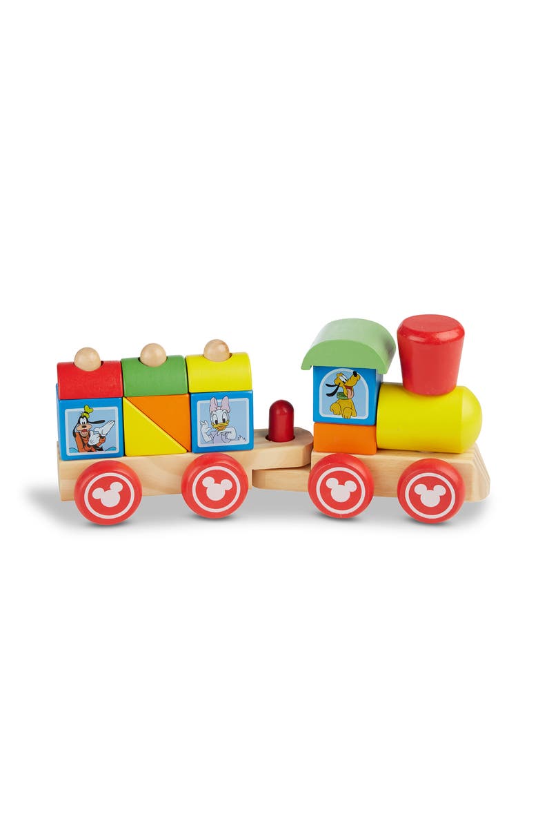 Melissa & Doug Disney's Mickey Mouse & Friends Wooden Stacking Train, Alternate, color, 