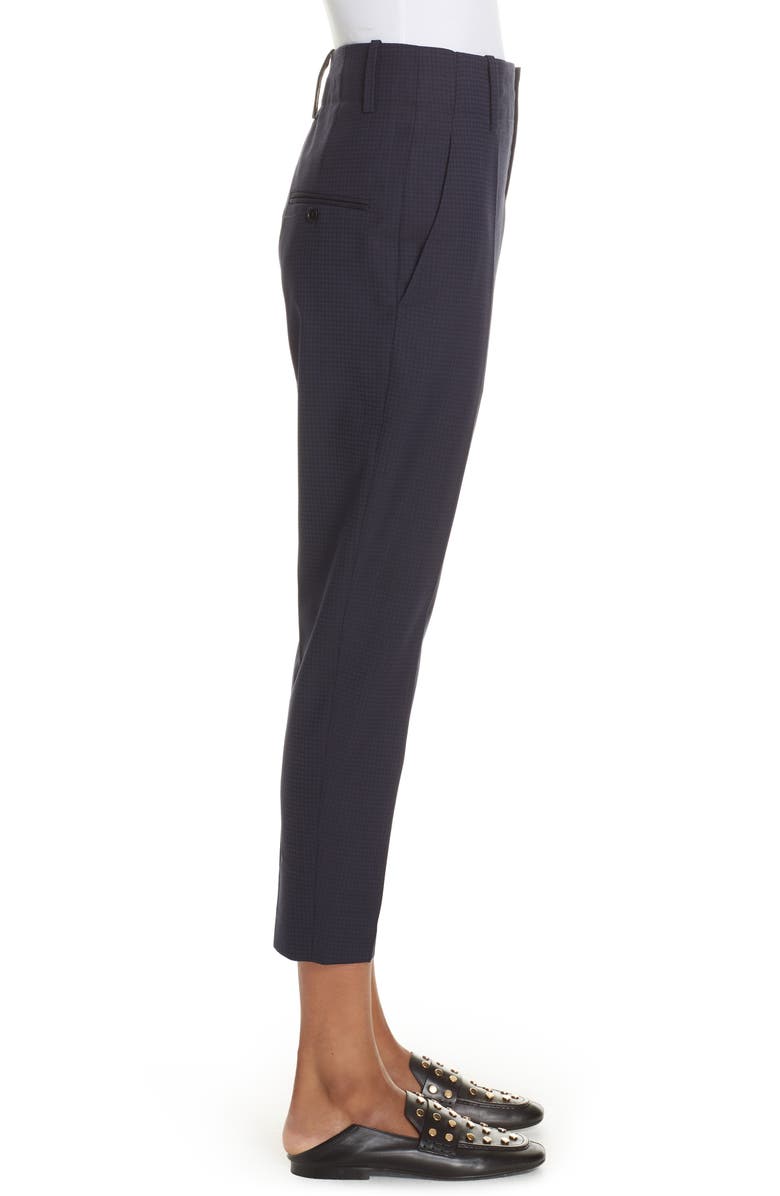 Isabel Marant Étoile Noah Tapered Wool Crop Pants, Alternate, color,
