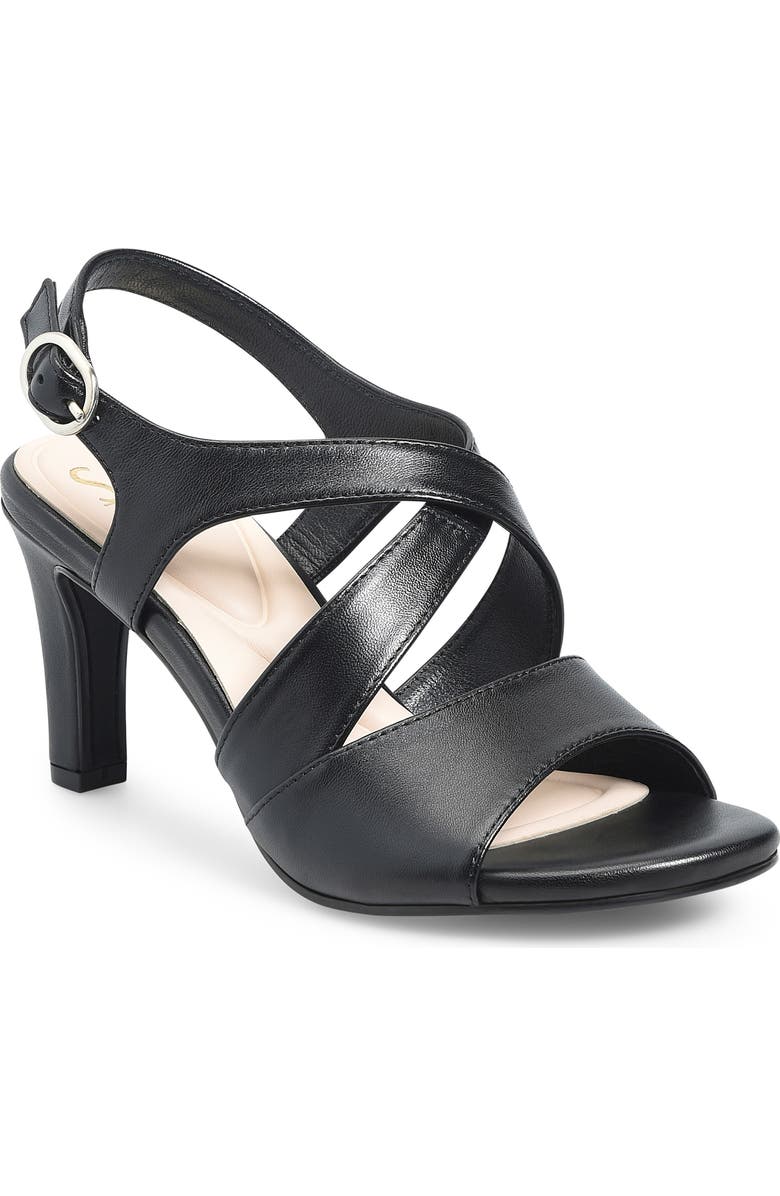 Söfft Jolene Sandal, Main, color, Black