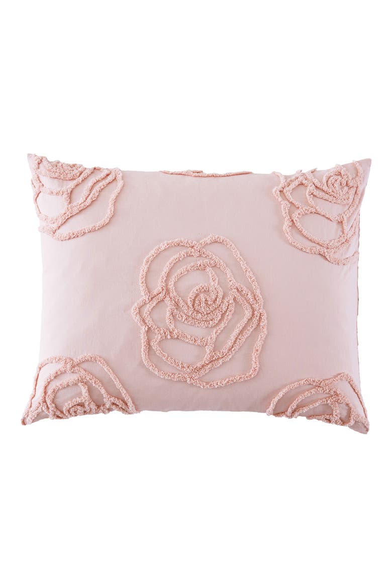 Rambling Rose Cotton Duvet Cover & Sham Set, Alternate, color, LIGHT PASTEL PINK