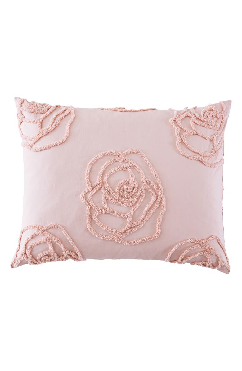 Betsey Johnson Rambling Rose Cotton Duvet Cover & Sham Set, Alternate, color, Light Pastel Pink